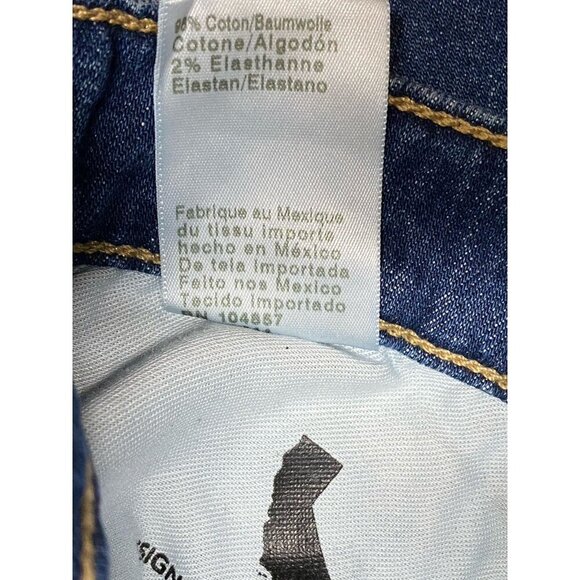 AG Jeans Sz 30 Alexxis Vintage Boot Flare High Rise Raw Hem Blue Classic Preppy - Picture 5 of 8